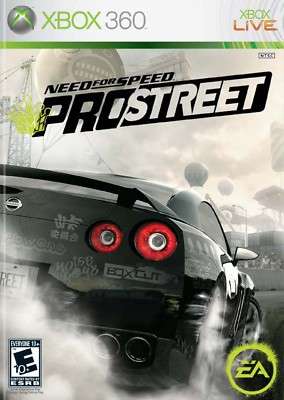 NEED FOR SPEED PRO STREET XBOX 360 game Excellent condition bid to win!!!!!