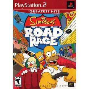 THE SIMPSONS ROAD RAGE PS2 PLAYSTATION 2 game Excellent condition bid to win!!