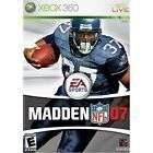 Madden 07 Xbox 360 game Excellent condition bid to win!!!!!