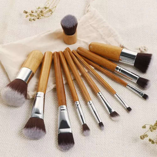 11 Piece makeup brush set