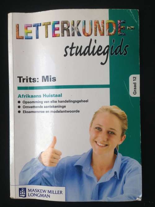 LETTERKUNDE-STUDIEGIDS TRITS: MIS, R40.