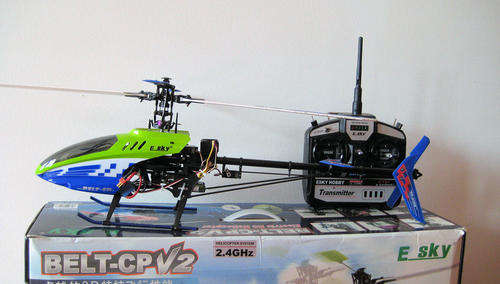 Esky Belt CP V2 (Green) 6CH CCPM RC Helicopter RTF 2.4GH