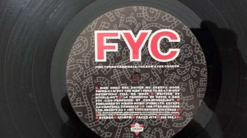 Fine Young Cannibals - The Raw and the Cooked vinyl record - 828069.1 - London Records