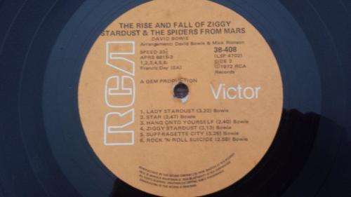 David Bowie - The Rise and Fall of Ziggy Stardust - vinyl record - 38-408 - 1972