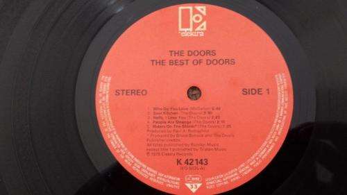 The Doors - Best of The Doors vinyl record - Electra K42143