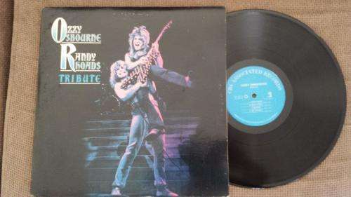 Ozzy Osbourne / Randy Rhodes Tribute vinyl record RARE - USA pressing - 1987 CBS VG+