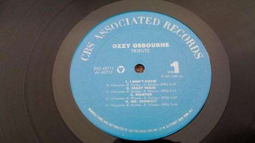 Ozzy Osbourne / Randy Rhodes Tribute vinyl record RARE - USA pressing - 1987 CBS VG+
