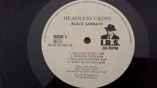 Black Sabbath - Headless Cross - Vinyl record - IRS records - 1989 - VG