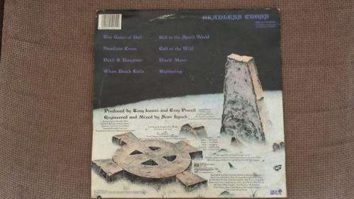 Black Sabbath - Headless Cross - Vinyl record - IRS records - 1989 - VG