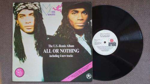 Milli Vanilli - All Or Nothing - Vinyl LP record - Ariola Records - 1989 - VG