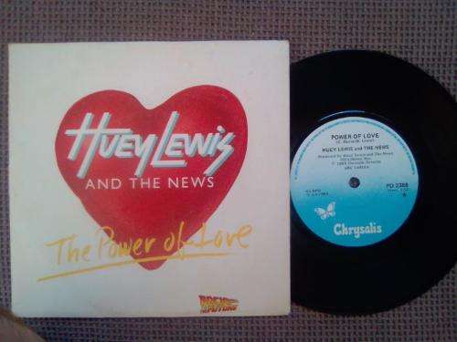 Huey Lewis & the News - The Power Of Love - Back To The Future -  7 Single vinyl Record