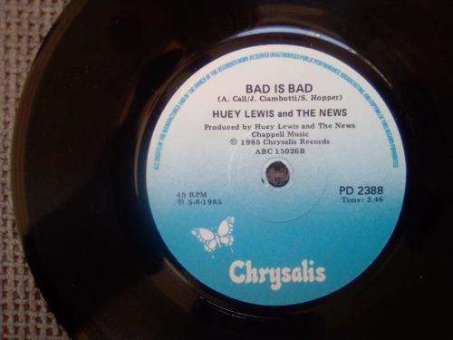 Huey Lewis & the News - The Power Of Love - Back To The Future -  7 Single vinyl Record