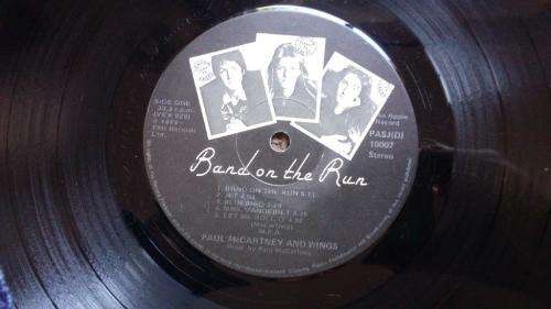 Paul McCartney and Wings - Band On The Run - Vinyl LP record - Apple Records - 1973 - VG