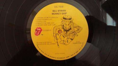 Bill Wyman - Monkey Grip - Vinyl LP record - Rolling Stones Records - 1974 - VG