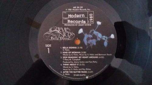 Stevie Nicks - Bella Donna - Vinyl LP record - Modern Records - 1981 - VG