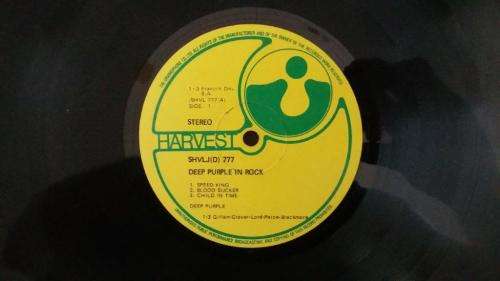 Deep Purple - In Rock - Gatefold Vinyl LP record - Harvest - 1970 - VG