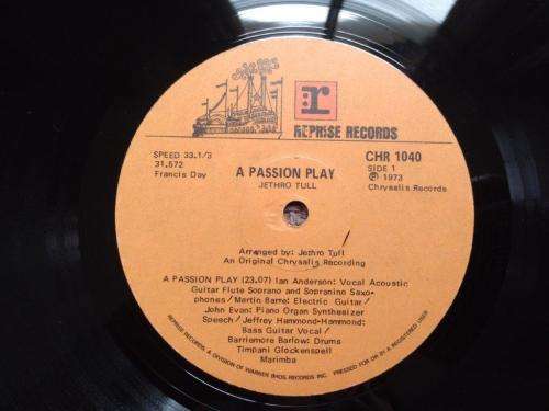 Jethro Tull - A Passion Play - Vinyl LP record - Reprise Records - 1973 - VG