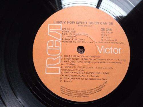 The Sweet - Funny How Sweet Co-Co can be - Vinyl LP record - RCA - 1971 - VG+