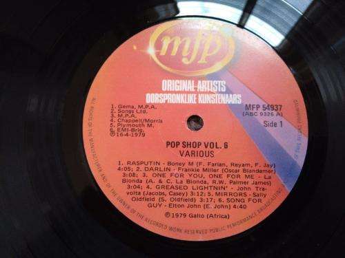 Pop Shop - Vol 6 - Vinyl LP Record - 1979 - VG+
