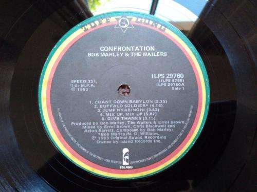 Bob Marley & the Wailers - Confrontation - Vinyl LP record - Island records - 1983 - EX