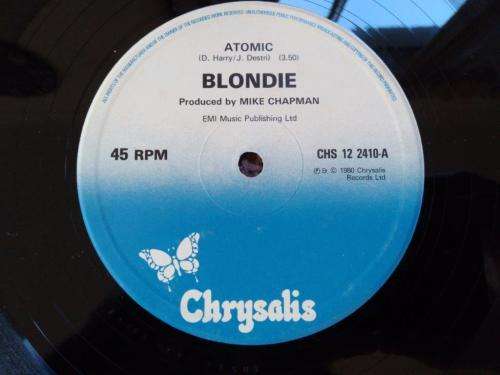 Blondie - Atomic - Maxi Vinyl Record - Chrysalis - 1980 - EX