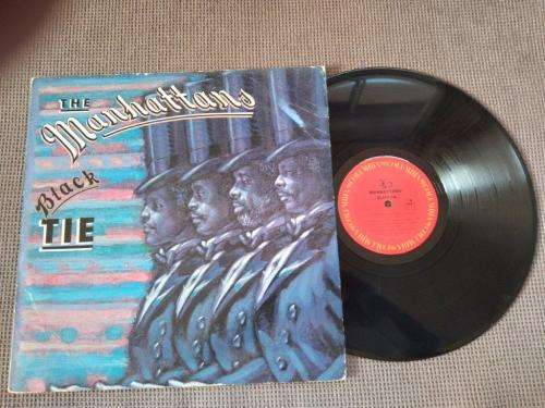 The Manhattans - Black Tie - Vinyl LP record - Columbia - 1981 - VG+