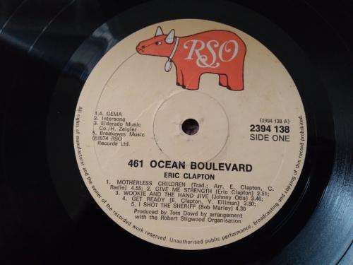 Eric Clapton - 461 Ocean Boulevard - Vinyl LP record - 1974 - RSO - EX