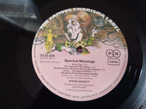 Steve Hackett - Spectral Mornings - Vinyl LP record - Chrysalis - 1979 - EX