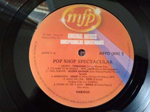 Pop Shop - Spectacular - Double Vinyl LP record - MFP - 1982 - VG+