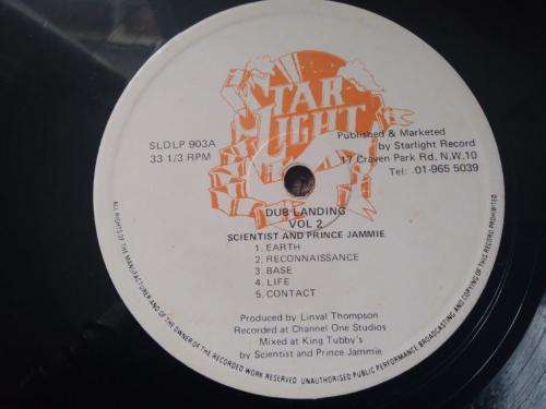 Scientist And Prince Jammie*  Dub Landing Vol: 2 - Starlight Record - EX