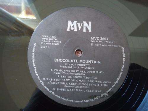 Wilson Picket - Chocolate Mountain - Vinyl LP record - MvN records - 1976 - VG