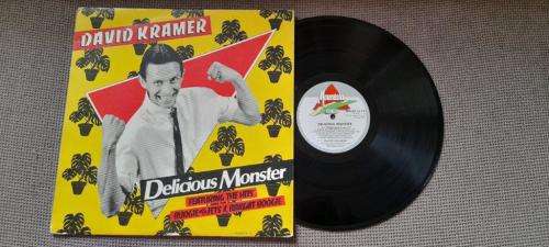 David Kramer - Delicious Monster - Vinyl LP Record - Mountain Records - 1982 - EX