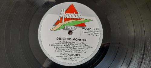 David Kramer - Delicious Monster - Vinyl LP Record - Mountain Records - 1982 - EX