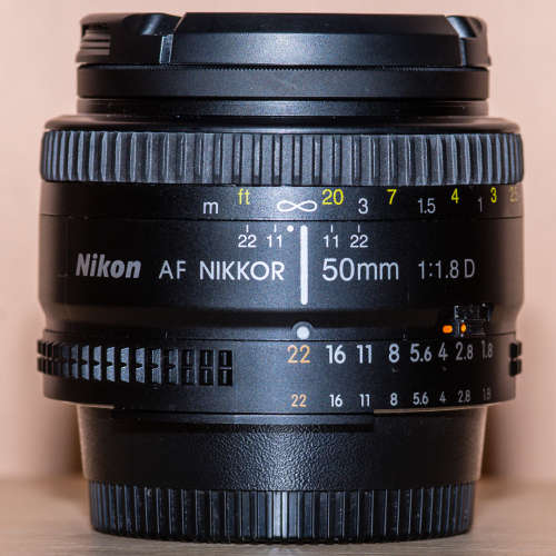 Nikon 50mm f/1.8 AF-D lens