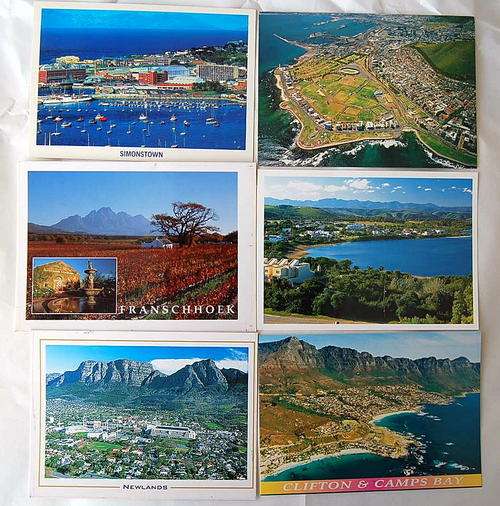 50+ POST CARDS - SCENES OF CAPE TOWN - CRAZY R1 START