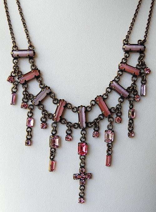 STUNNING SHADES OF PINK NECKLACE- CRAZY R1 START