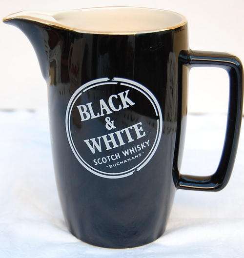 WADE "BLACK & WHITE SCOTCH WHISKEY WATER JUG