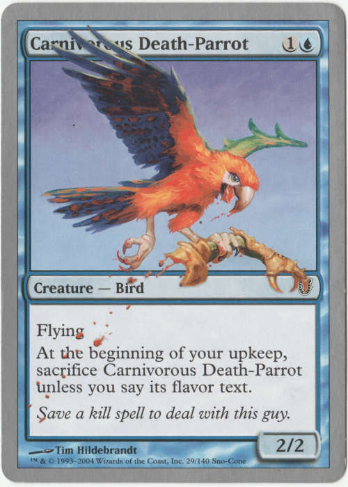 Magic the Gathering - Carnivorous Death-Parrot