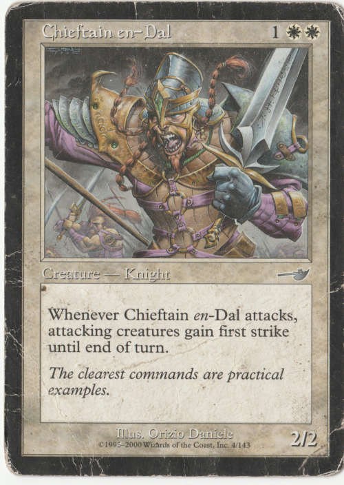 Magic the Gathering - Chieftain en-Dal (Uncommon)