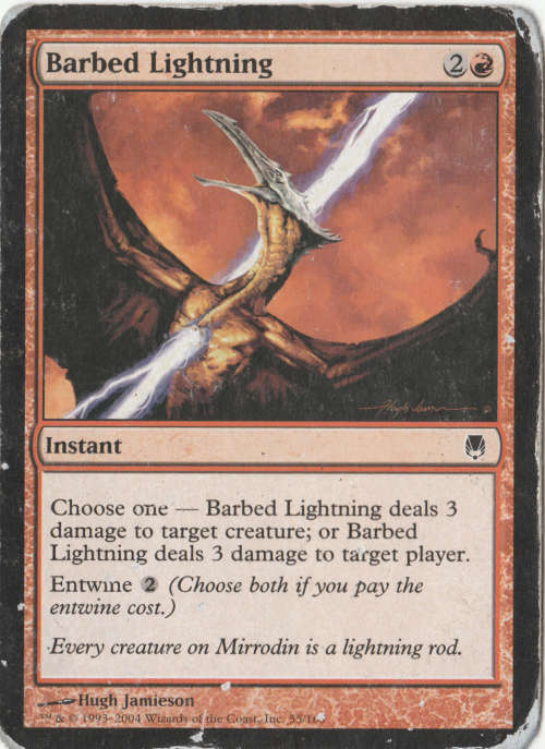 Magic the Gathering - Barbed Lightning