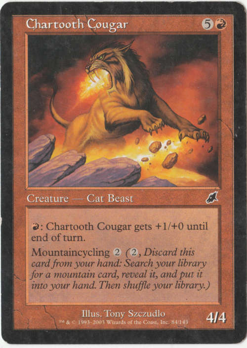 Magic the Gathering - Chartooth Cougar