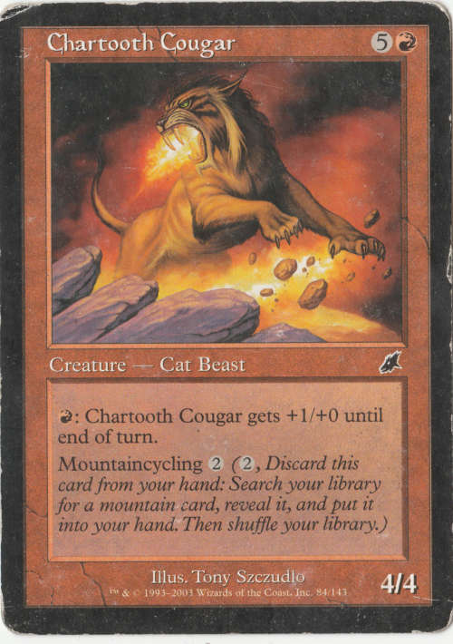 Magic the Gathering - Chartooth Cougar