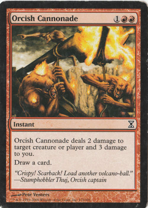 Magic the Gathering - Orcish Cannonade