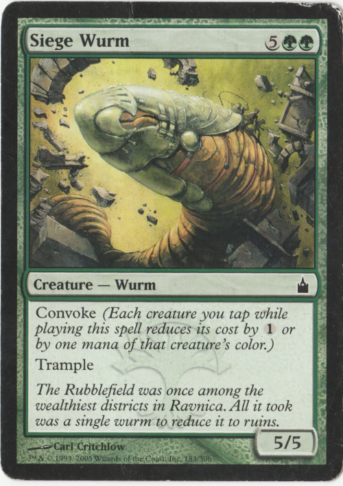 Magic the Gathering - Siege Wurm