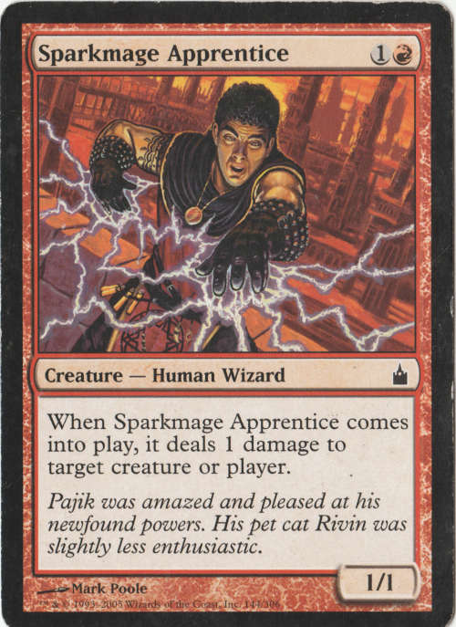 Magic the Gathering - Sparkmage Apprentice