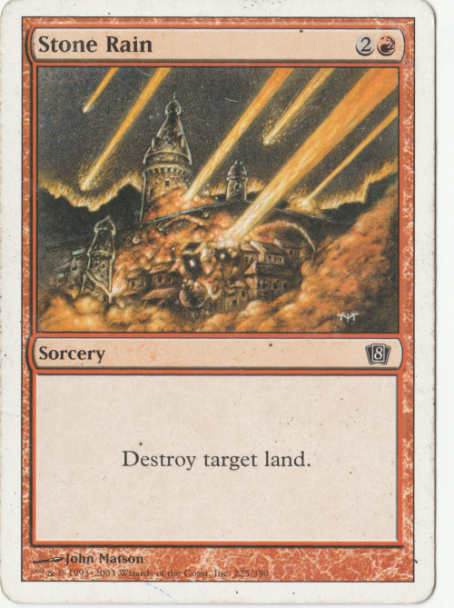 Magic the Gathering - Stone Rain