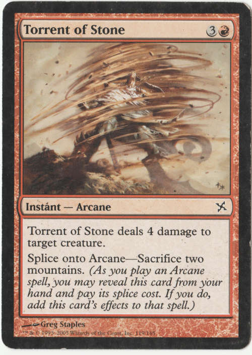 Magic the Gathering - Torrent of Stone