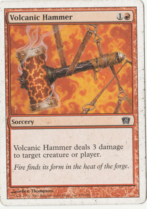 Magic the Gathering - Volcanic Hammer