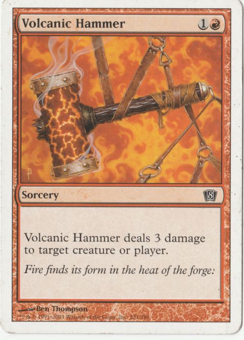 Magic the Gathering - Volcanic Hammer