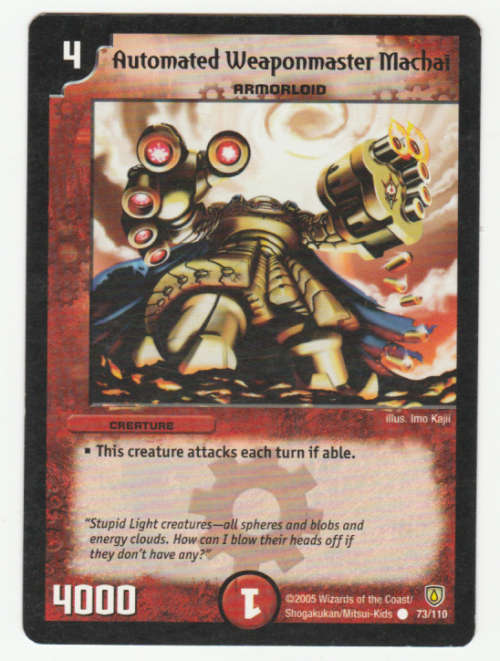 Duel Masters - Automated Weaponmaster Machai (Armorloid) - Creature